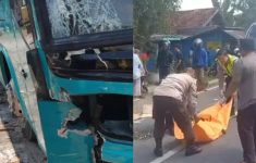 Pelajar Tewas Tertabrak Bus Peziarah Wali di Tuban, Korban Sempat Terpental Sebelum Meninggal
