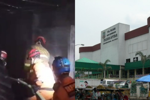 Kebakaran Blok A Pasar Anyar Bogor Hanguskan 2 Toko, Diduga Api Berasal dari Toko Elektronik