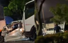 Kecelakaan Beruntun Mobil Terhimpit Truk di Dekat Pintu Tol Halim Jaktim, Netizen: Ini Bukan Odol