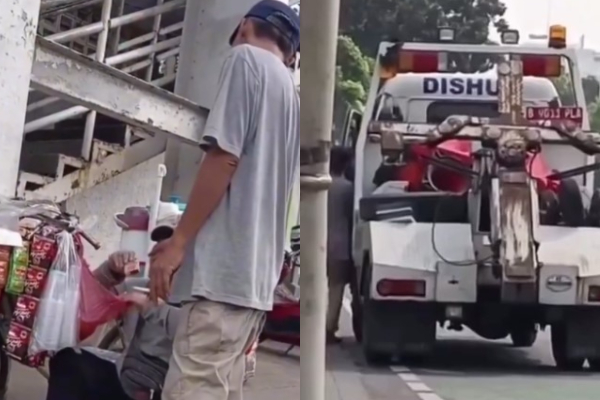 Viral! Sopir Bajaj Beri Rokok ke Petugas Dishub di Jakarta Pusat: Tiap Hari Setor