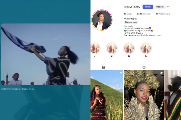 Merince Kogoya Dicoret dari Miss Indonesia 2025 Gegara Video Kibarkan Bendera Israel, Bio IG: I STAND WITH ISRAEL