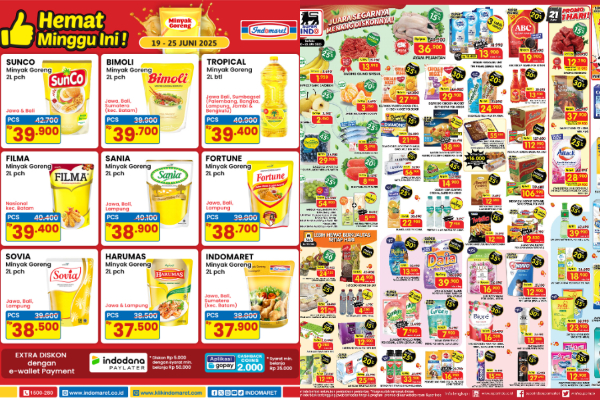 Promo JSM Indomaret dan Superindo 20-22 Juni 2025, Nikmati Diskon Minyak Goreng hingga Aneka Makanan dan Minuman Ringan