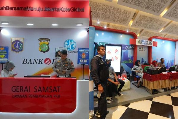 Gerai Bayar Pajak Kendaraan Bermotor di Jakarta Fair 2025 Ramai Diserbu Warga, Buka Setiap Hari