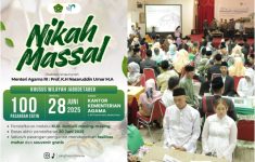 Berlaku Hingga 20 Juni 2025, Dokumen Persyaratan Nikah Massal Jabodetabek Khusus 100 Catin, Gratis Mahar dan Souvenir