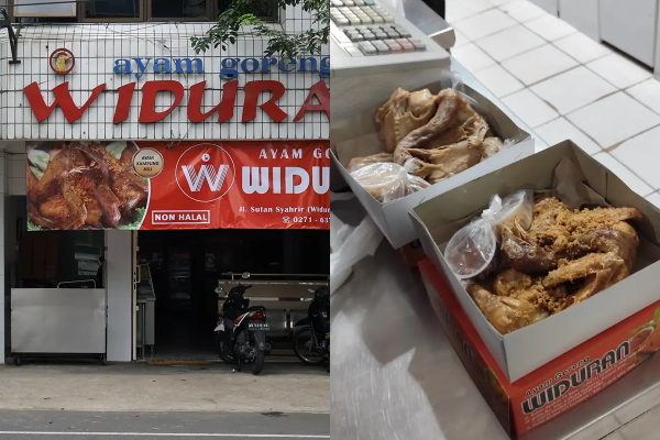 Ayam Goreng Widuran Buka Lagi di Solo, Tampil dengan Logo NonHalal: Tersebar di Depan Warung, Etalase hingga Kemasan