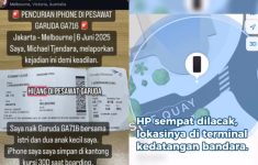 HP Penumpang Garuda Hilang, Lokasi iPhone Sempat Terlacak di Hotel Kru Garuda