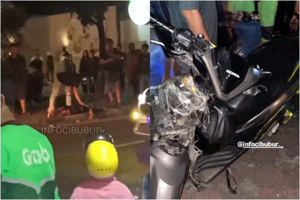 Kronologi Kecelakaan Motor di Cibubur, Pengendara Tabrak 5 Orang Sekaligus