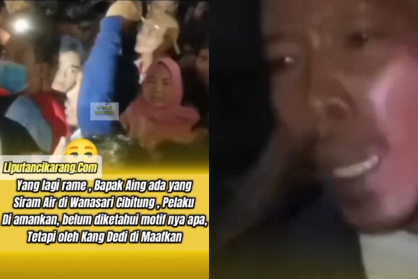Viral! Dedi Mulyadi Disiram Air oleh Warga di Bekasi, Ketahuan Bawa Jimat: Cuma Buat Usaha, Pak!