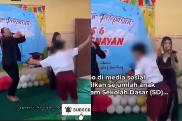 Siswa SD Sawer Biduan Saat Perpisahan Sekolah di Tulungagung Viral, Netizen: Rusak Dunia Pendidikan
