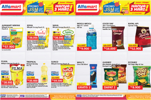 Promo JSM Alfamart 13-15 Juni 2025, Serbu Diskon Beli 2 Gratis 1, Ada You C1000 Cuma 7.000an