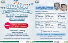 Gratis! Gebyar Kesehatan HUT Jakarta 2025 Khusus 500 Warga, Mulai 23 Juni-7 Juli, Cek Daftar Lengkapnya