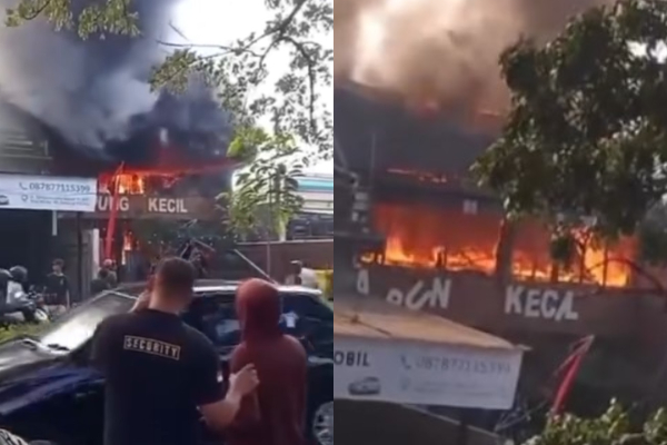 Kebakaran Rumah Makan Kampung Kecil di BSD