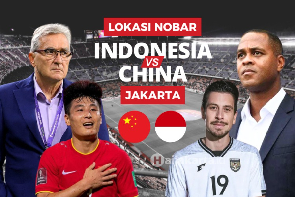 Lokasi Nobar Timnas Indonesia vs China di Jakarta
