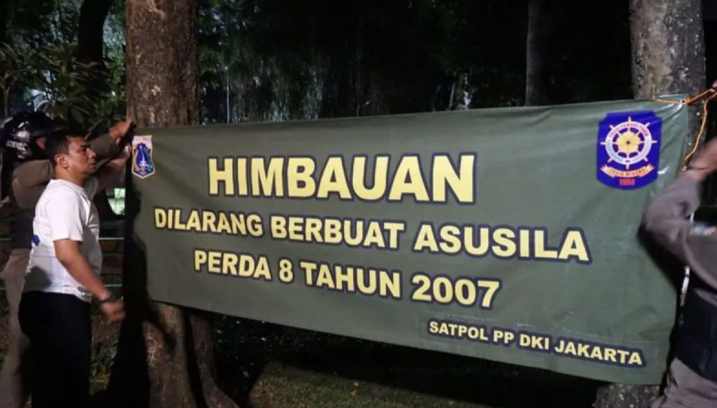 Asusila di Taman Kota Jakarta