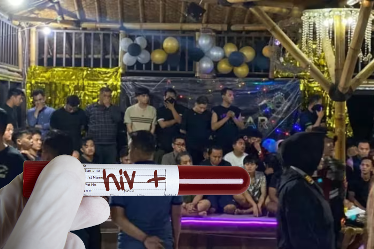 Sebanyak 30 Peserta Pesta Gay di Puncak Bogor Reaktif HIV dan Sifilis