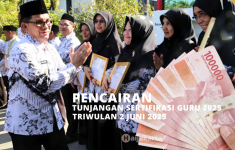 Pencarian Tunjangan Sertifikasi Guru 2025 Triwulan 2 Juni