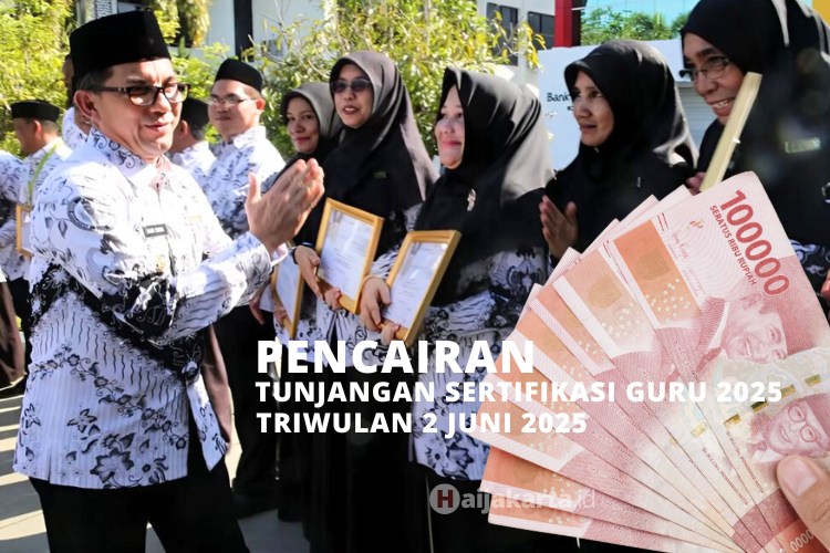 Pencarian Tunjangan Sertifikasi Guru 2025 Triwulan 2 Juni