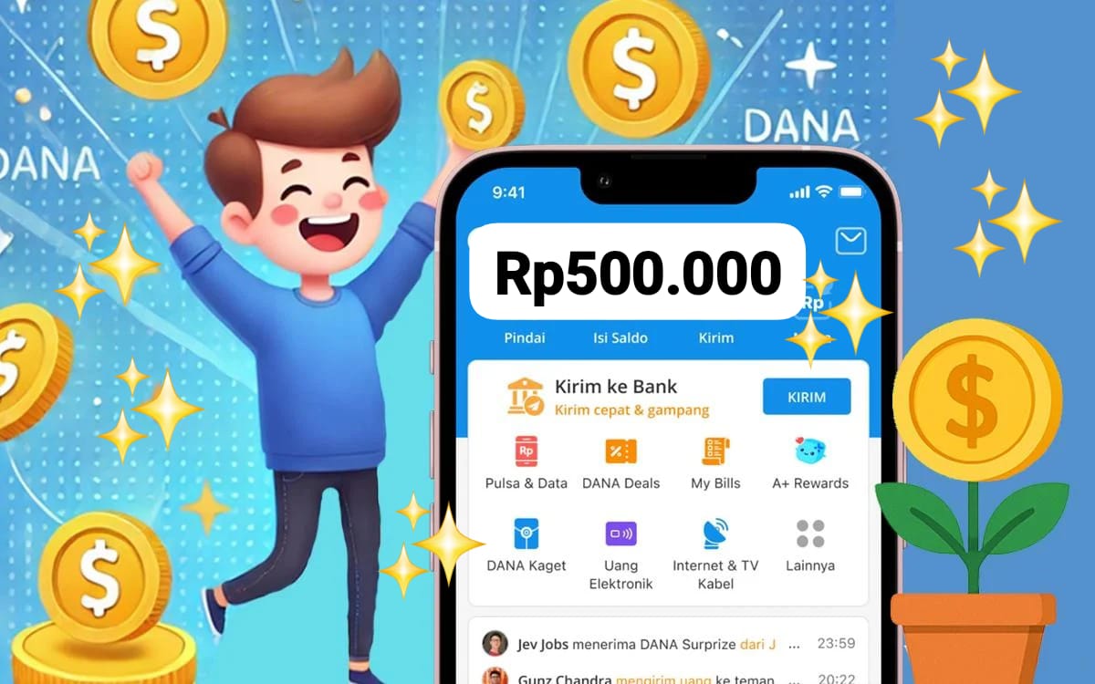 Aplikasi Penghasil Saldo DANA Gratis