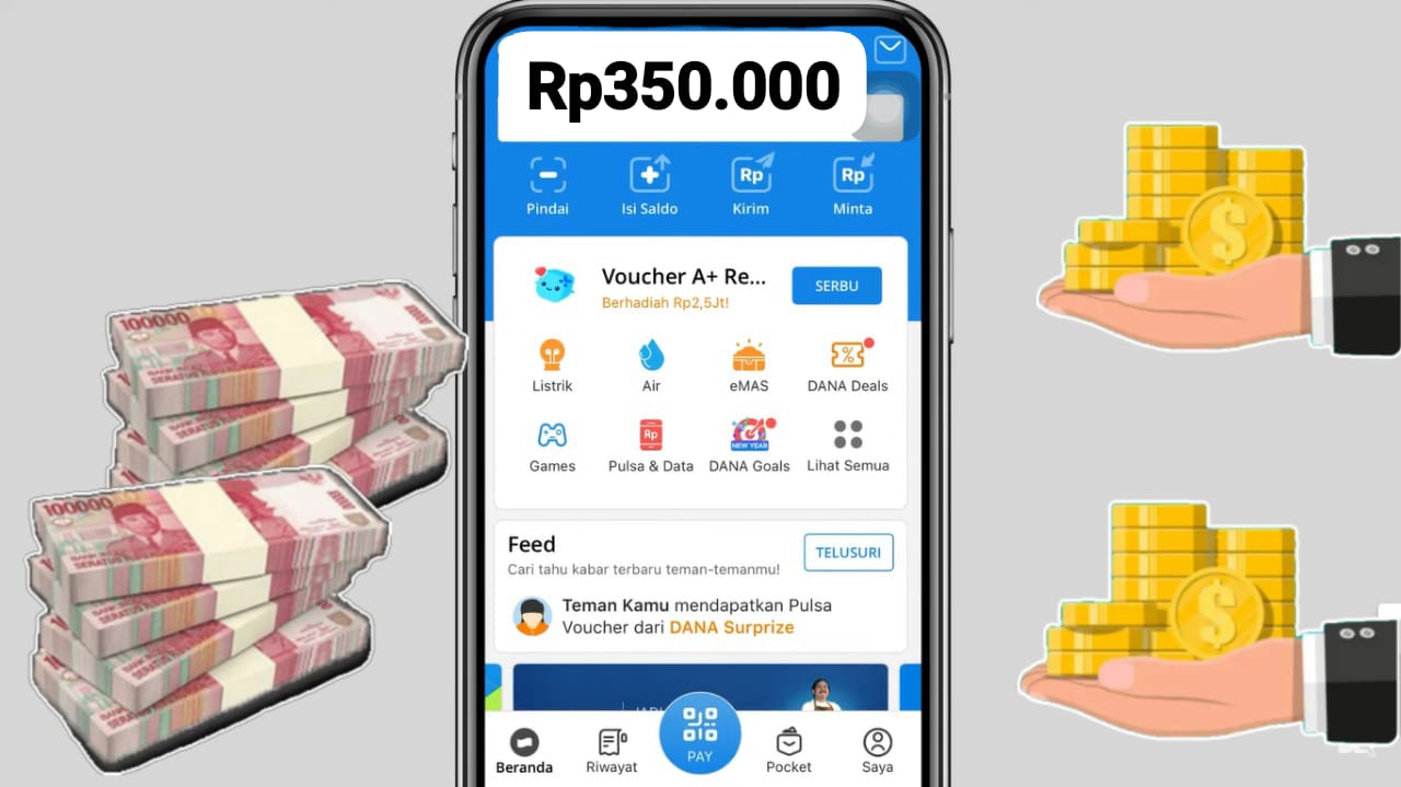 Aplikasi Penghasil Saldo DANA Gratis