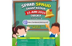 SPMB SPAUD Tahap Kedua Resmi Dibuka Mulai 23 Juni 2025