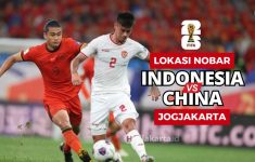 Tempat Nobar Timnas Indonesia vs China di Jogja