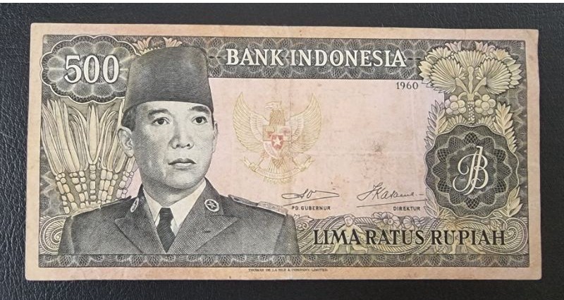 Uang Kuno Rp500 Bergambar Soekarno