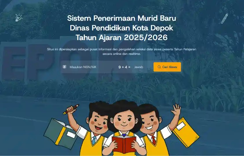 Link dan Cara Daftar SPMB Kota Depok 2025 untuk TK, SD, dan SMP
