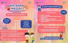 Khitanan Massal Gratis Sambut HUT ke-498 Kota Jakarta