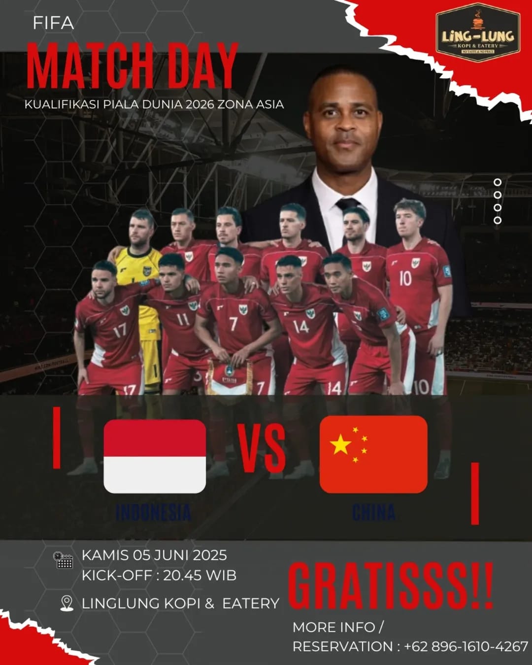 Tempat Nobar Timnas Indonesia vs China di Jogja, Kualifikasi Piala Dunia 2026 Group C 6 Tempat Nobar Timnas Indonesia vs China di Jogja