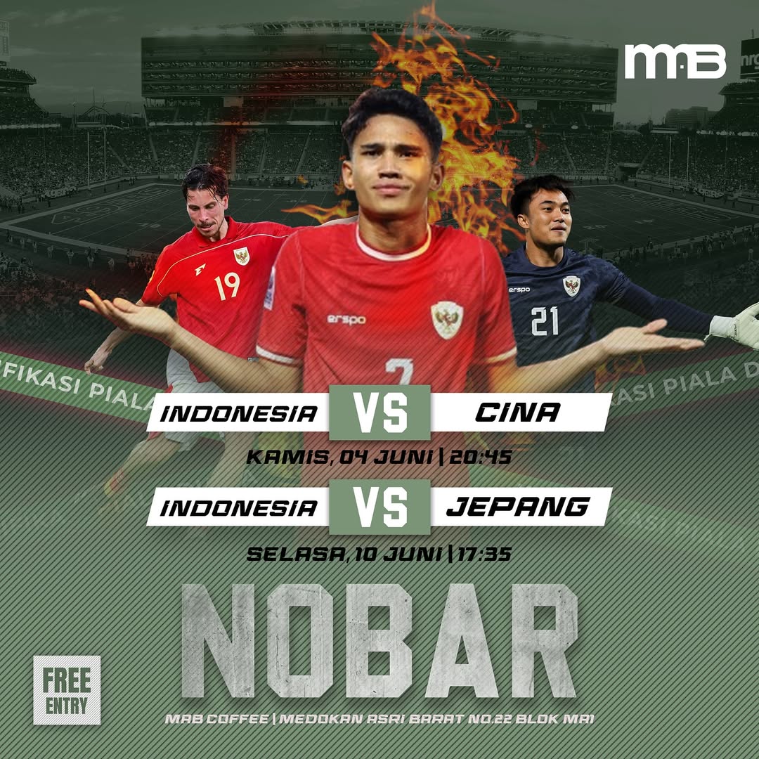 Lokasi Nobar Timnas Indonesia vs China di Surabaya, Lanjutan Kualifikasi Piala Dunia 2026 Group C 3 Lokasi Nobar Timnas Indonesia vs China di Surabaya