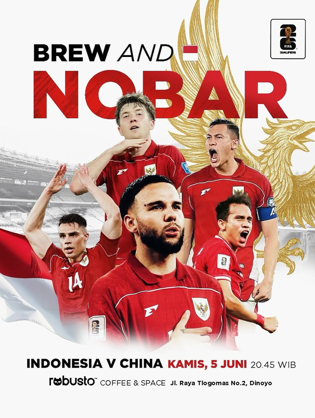 Lokasi Nobar Timnas Indonesia vs China di Malang, Tempatnya Asyik dan Seru 5 Lokasi Nobar Timnas Indonesia vs China di Malang
