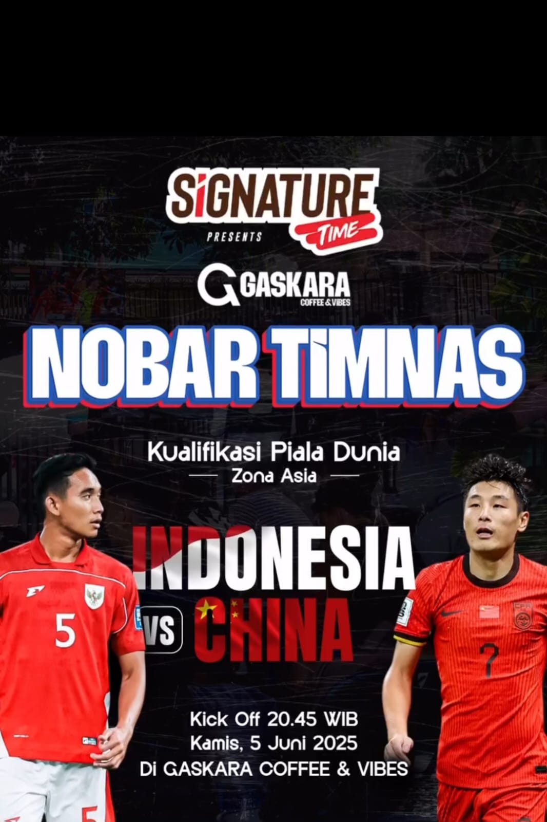 Tempat Nobar Timnas Indonesia vs China di Jogja, Kualifikasi Piala Dunia 2026 Group C 4 Tempat Nobar Timnas Indonesia vs China di Jogja