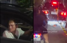 Fortuner Tabrak Truk Tangki Air di Depan SPBU Cengkareng, Mobil Pelaku Dirusak Massa Usai Melarikan Diri