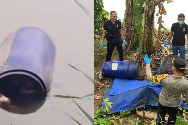 Jasad Wanita dalam Drum Ditemukan Mengambang di Sungai Cisadane: Tanpa Busana, Diperkirakan Usia 25 Tahun