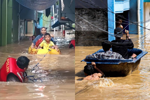 Update! Banjir Jakarta Rendam 67 RT, Paling Banyak di Wilayah Jakarta Selatan