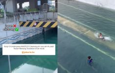 Underpass MM2100 Cikarang Kebanjiran, Warga Sempat Main Air Sebelum Dilarang Petugas