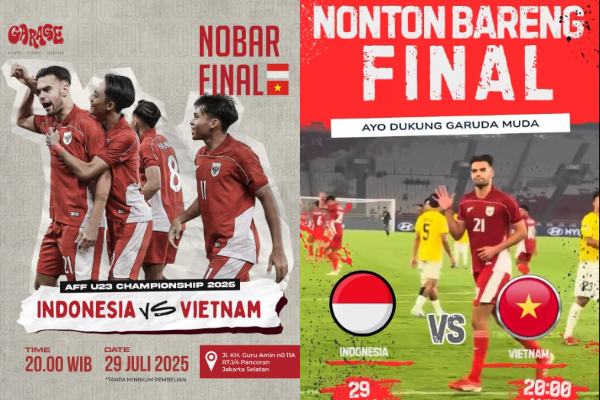 Lokasi Nobar Final Piala AFF U23 2025, Timnas Indonesia vs Vietnam di Jakarta