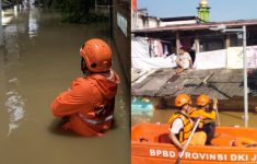 Ratusan Warga Jakarta Timur Mengungsi Akibat Banjir, Kali Ciliwung Meluap ke Pemukiman