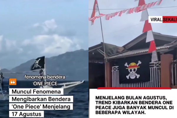 Makna Bendera One Piece Berkibar Jelang HUT RI ke-80