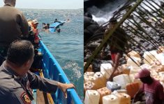 Longboat Tabrak Karang di Laut Maluku hingga Terbelah, Diduga Angkut BBM Ilegal