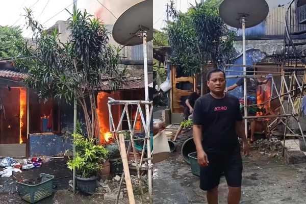 Kebakaran Rumah di Kebayoran Lama Hanguskan 43 Unit, Warga: Apinya Langsung Membesar Keluar dari Dapur