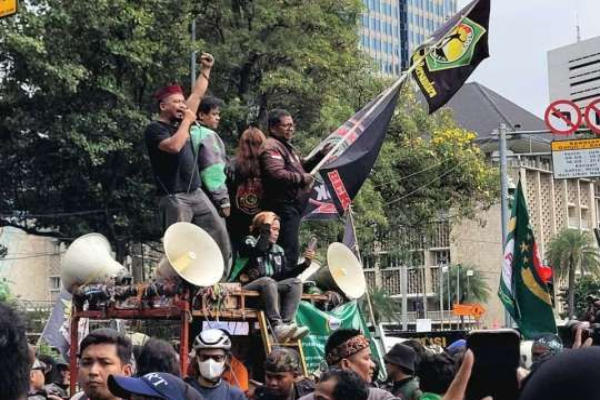 Daftar Tuntutan Demo Ojol di Monas, Sejumlah Driver Bakal Bid Off 21 Juli 2025