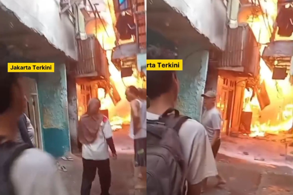 Kebakaran Rumah di Tambora Jakbar, 18 Unit Damkar Dikerahkan