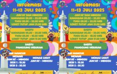 Catat! Jadwal Operasional Monas 11-13 Juli 2025, Ada Festival Atraksi Air Mancur Menari dan Monas Light Show