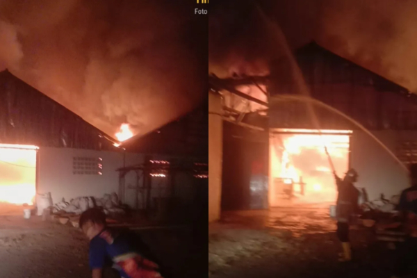 Pabrik Arang Briket di Cirebon Terbakar Gegara Mesin Overheat, Sejumlah Ton Siap Ekspor Ludes