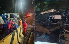 WNA Jepang Tewas dalam Mobil Gegara Tertimpa Truk Muatan Tanah di Gerbang Tol Karawang Barat