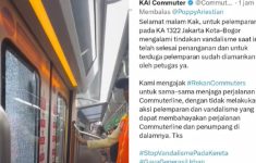 KRL Dilempar Batu di Bogor, Tak Beroperasi 3 Hari Gegara Kaca Pecah