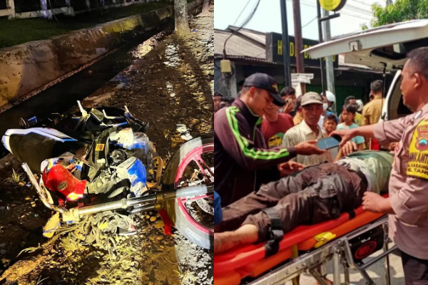 Adu Banteng! Motor Vixion Tabrak Truk di Sragen, Korban Tewas dengan Luka Sekujur Tubuh