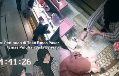 2 Wanita Curi Perhiasan di Pasar Anyar Bogor Terekam CCTV, Gelang Rp 18 Juta Raib