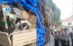 Pikap ODOL Bawa Motor Bodong di Tol Dalam Kota, Ugal-ugalan Masuk Jalur TransJakarta